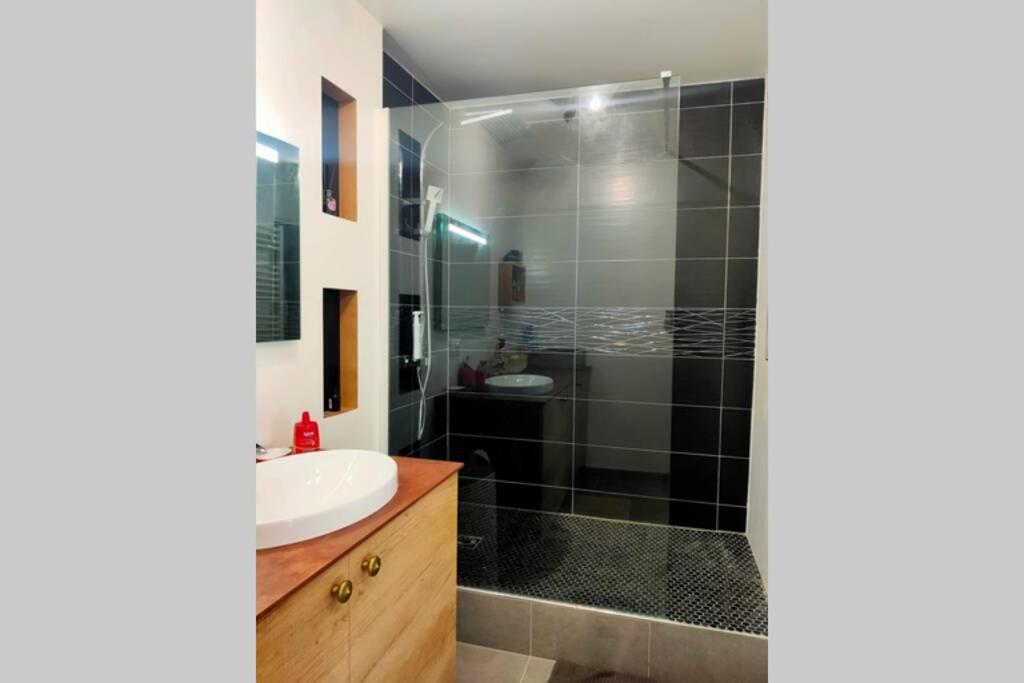 Logement entier+ jardin privé et parking 2places Rouen Buitenkant foto