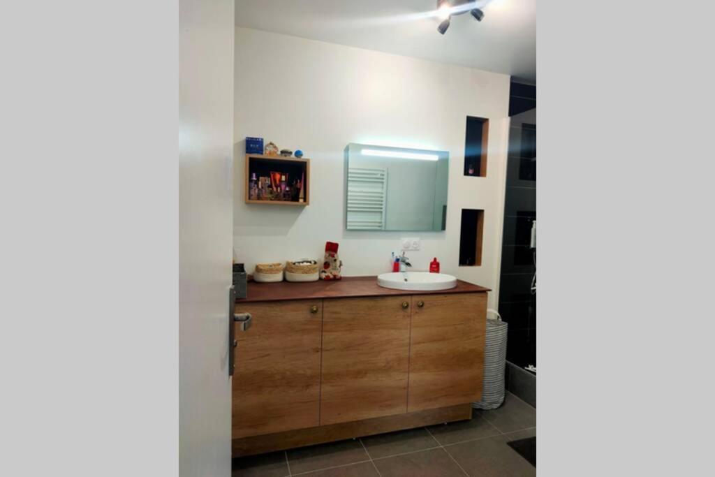 Logement entier+ jardin privé et parking 2places Rouen Buitenkant foto